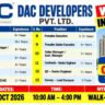 DAC Developers Pvt. Ltd. Recruitment 2026 – 13 Vacancies, Walk-In Interview for MEP, QA/QC, Sales & Civil Jobs in Chennai
