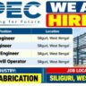 NPEC Recruitment 2026: Floor Engineer, Site Engineer, Quality Engineer & CNC Operator Jobs in Siliguri