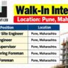 SJ Contracts Recruitment 2026 – Walk-In Interview for Site Engineers, Supervisors & Foremen in Pune