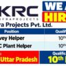 KRC Infra Projects Pvt. Ltd. Recruitment 2026 – Survey Helper & RMC Plant Helper Jobs in Bijnor, Uttar Pradesh