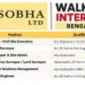 SOBHA Recruitment 2026: Walk-In Interview for Civil Engineers & Other Positions in Bengaluru