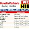 Ahluwalia Contracts (India) Limited Recruitment 2026 | Urgent Hiring for Bangalore Projects