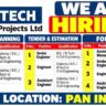 Hitech Projects Ltd Recruitment 2026 | Pan India Civil Engineering Jobs