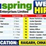 Bluspring Enterprises Recruitment 2026 | Walk-In Interview in Raigarh, Chhattisgarh