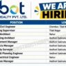 DBOT Realty Pvt. Ltd. Recruitment 2026 | Multiple Construction & PMC Jobs in Mumbai and Pune
