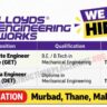 Lloyds Engineering Works Recruitment 2026 | GET & DET Jobs for Mechanical Engineers
