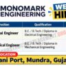 Monomark Engineering Recruitment 2026 | Electrical & Mechanical Engineer Jobs at Adani Port Mundra