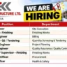 EKK Infrastructure Ltd. Recruitment 2026 | Multiple Job Vacancies in Chennai
