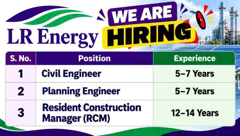 LR Energy Is Hiring Engineering Roles 50kb