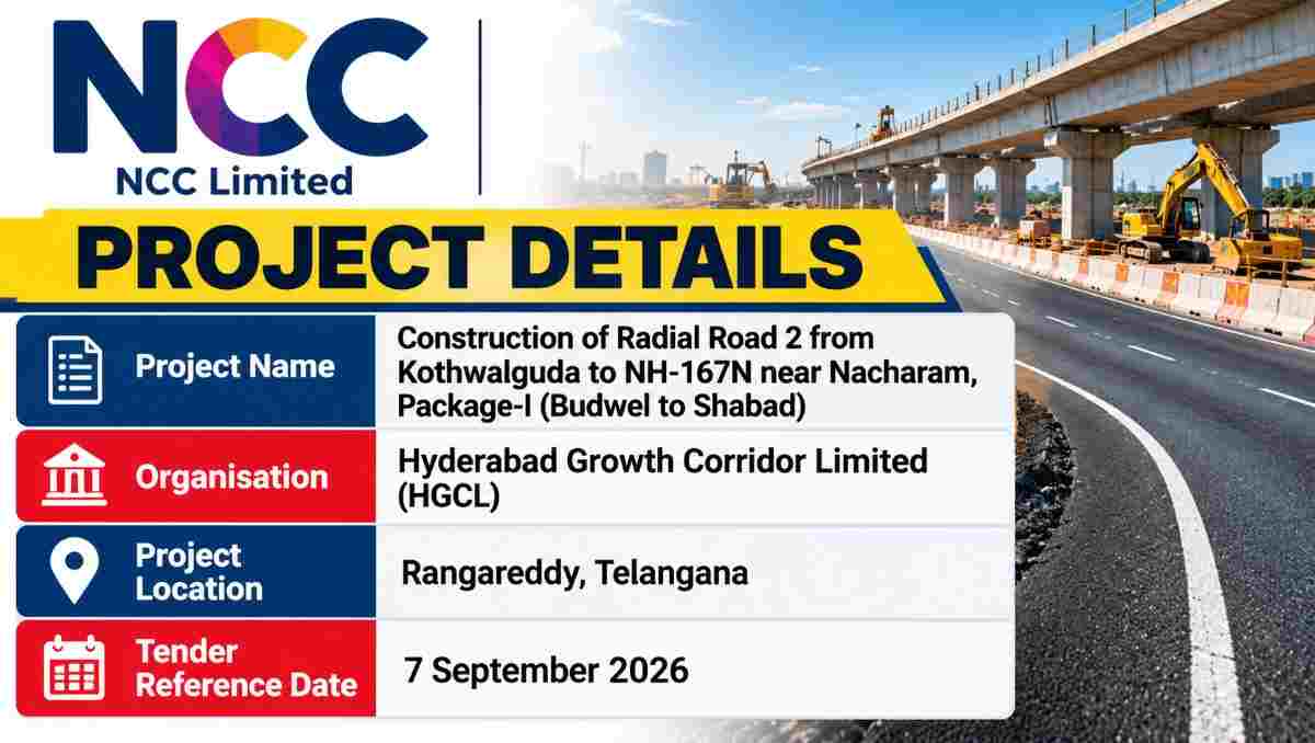 NCC Road Construction Project Details 50kb