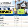 RR Kiran Constructions LLP Recruitment 2026 | Multiple Construction Jobs in Maharashtra & Goa
